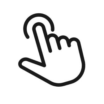 Hand click cursor